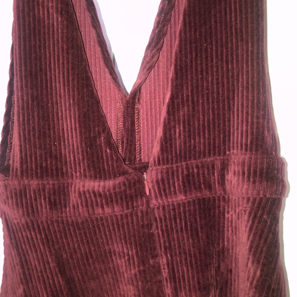 HP 🎉 Burgundy Overalls Skirt - Picture 13 of 13